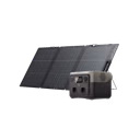 Station électrique portable EcoFlow RIVER 2 Max – RIVER 2 Max + Panneau solaire portable 160 W