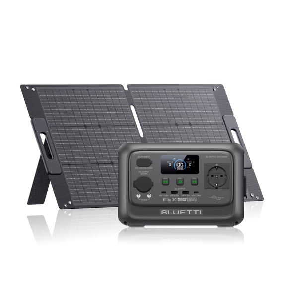 BLUETTI Elite 30 V2+100W | Solar Generator Kit