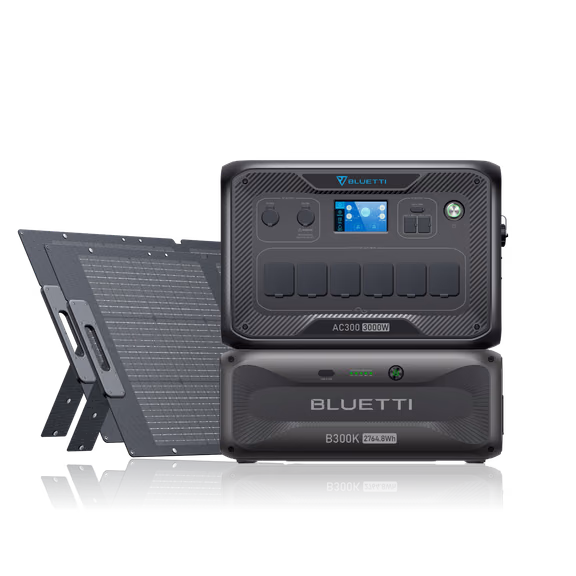 BLUETTI AC300 + B300K Backup Domestico – AC300+B300K+2*200W (2764 Wh)