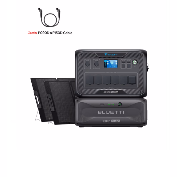 BLUETTI AC500+B300K+2*PV200 | Home Battery Backup