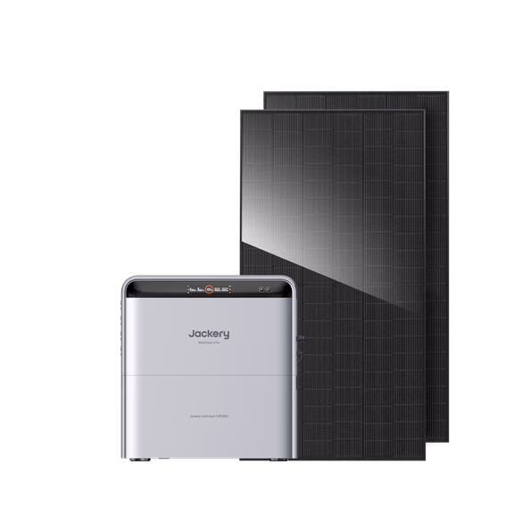 Jackery SolarVault 3 Pro – SolarVault 3 Pro + BP2500 / 2 x 500 Wp bifaziale Solarmodule