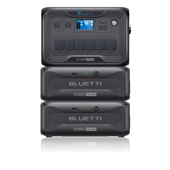 BLUETTI AC300 + 2*B300K Backup Domestico
