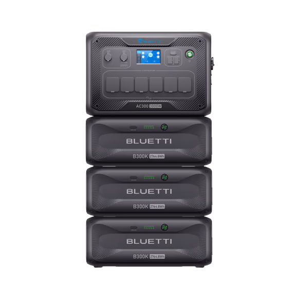 BLUETTI AC300 + B300K Backup Domestico – AC300+3*B300K (8292,4 Wh)