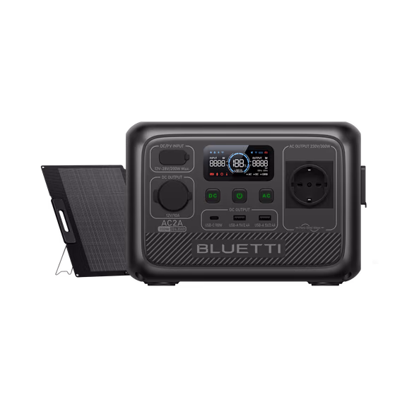 BLUETTI AC2A Portable Power Station | 300W 204Wh – AC2A+200W (204Wh)