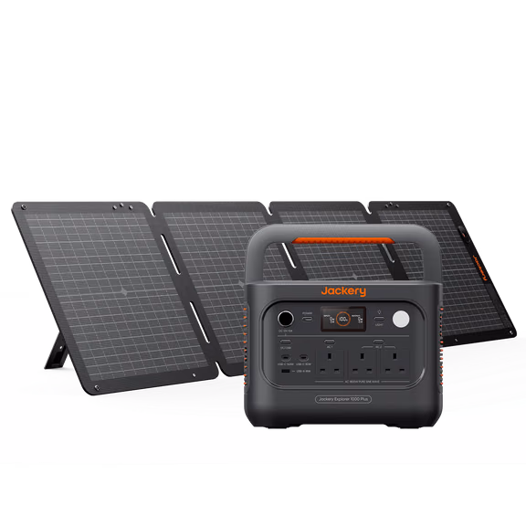 Jackery Solar Generator 1000 Plus v2 – Explorer 1000 Plus v2 + 1 x SolarSaga 100Wair (1kWh)