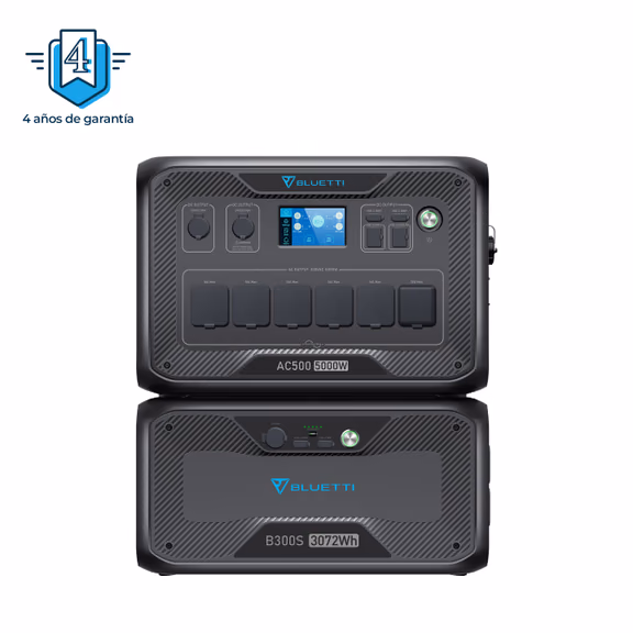 【Phased Out】AC500 + B300S Home Battery Backup – AC500+B300S (3,072Wh)