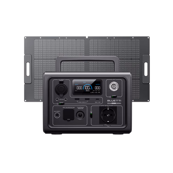 BLUETTI EB3A Portable Power Station | 600W 268Wh – EB3A+100W Solar (268Wh)