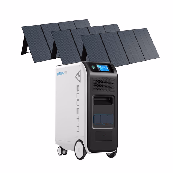 BLUETTI EP500Pro + Solar Panels | Solar Generator Kit