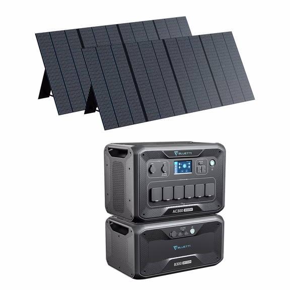 BLUETTI AC300 + B300 + 2*PV350 Kit Generatore Solare
