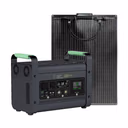 PPT Powerpack Pro 2000 Portable Power Station with 120W 12V Semi Flexible Solar Panel