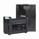 PPT Powerpack Pro 2000 Portable Power Station with 80W 12V Semi Flexible Solar Panel