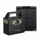 PPT Powerpack 100+ Portable Power Station with 30W 12V Semi Flexible Solar Panel
