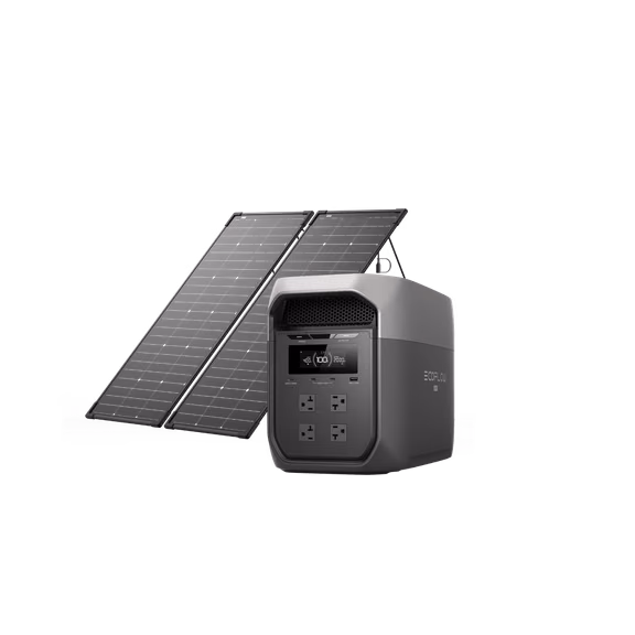EcoFlow DELTA 3 Max Portable Power Station (2048Wh) – DELTA 3 Max (2048Wh) + 250W Solar Panel