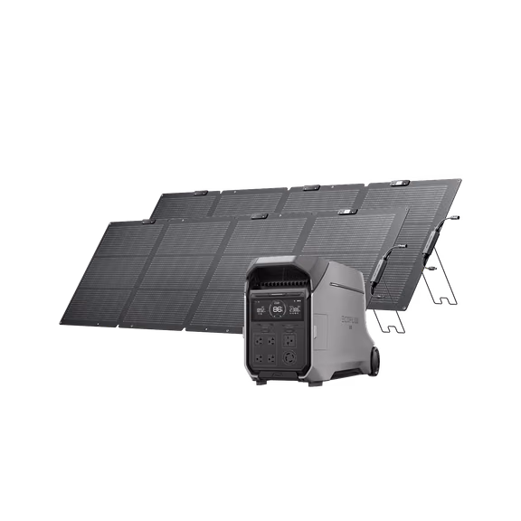 EcoFlow DELTA Pro 3 Portable Power Station (UL9540 Certificated) – DELTA Pro 3 + 2 x 220W Solar Panels