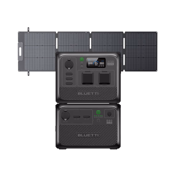 BLUETTI AC60 + B80 | Home Battery Backup – [Phased Out]AC60+B80+PV200 (1209Wh)
