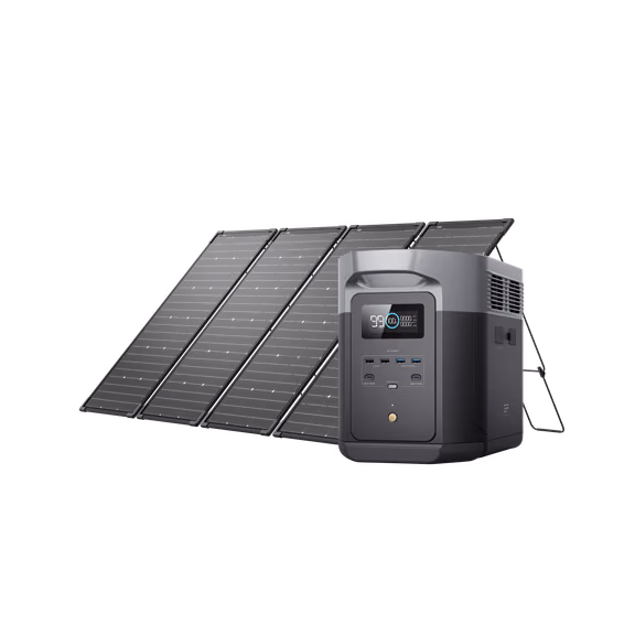 EcoFlow DELTA 2 Max Portable Power Station – DELTA 2 Max + 500W Solar Kit