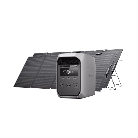 EcoFlow DELTA 3 Classic Solar Generator (PV220W) – DELTA 3 Classic + 2 × 220W Solar Panel