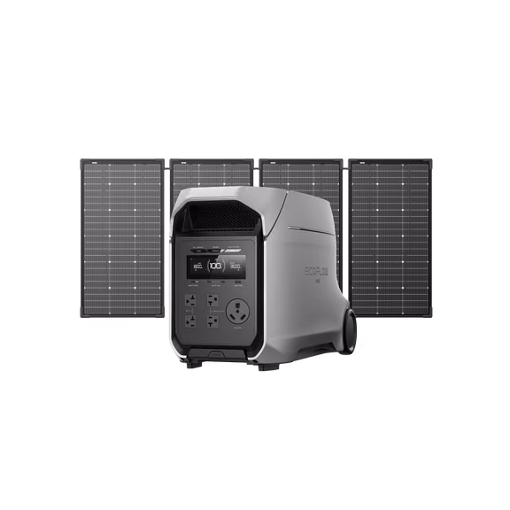 EcoFlow DELTA 3 Ultra Plus Portable Power Station (3072Wh) – DELTA 3 Ultra Plus (3072Wh) + 500W Solar Panel
