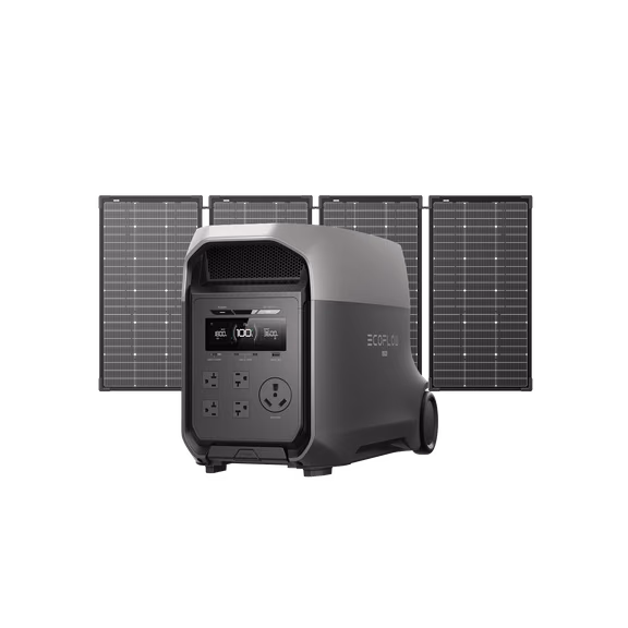 EcoFlow DELTA 3 Ultra Portable Power Station (3072Wh) – DELTA 3 Ultra (3072Wh) + 500W Solar Panel