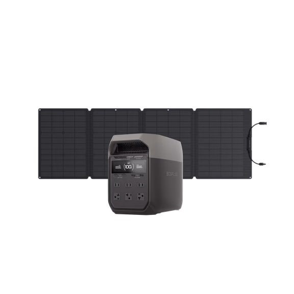 EcoFlow DELTA 3 Portable Power Station – DELTA 3 + 110W Portable Solar Panel