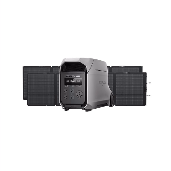 EcoFlow DELTA 3 Ultra Plus Portable Power Station – DELTA 3 Ultra Plus Solar Generator + 220W Solar Panel