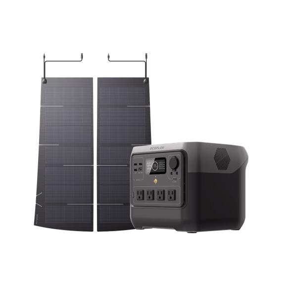 EcoFlow HeatGuard Solar Film – RIVER 2 Pro + Tesla Model 3 256W EV Solar Panel