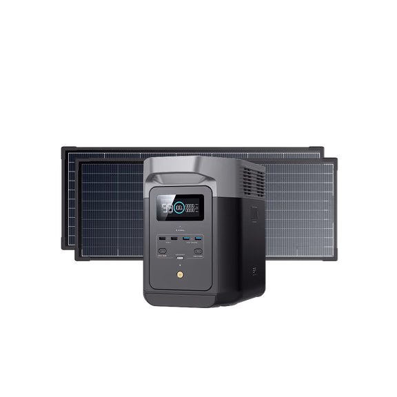 EcoFlow 130W RVMax Rigid Solar Panel – DELTA 2 + 2 × 130W RVMax Rigid Solar Panel