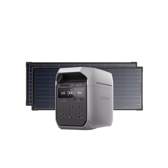 EcoFlow 130W RVMax Rigid Solar Panel – DELTA 3 Plus + 2 × 130W RVMax Rigid Solar Panel